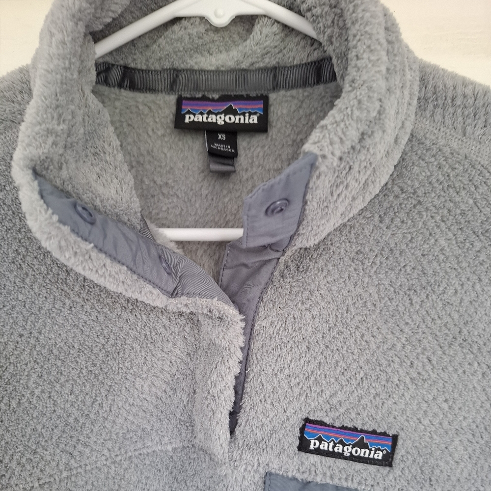 Patagonia Women's Re-Tool Snap-T® Fleece Pullover Gray Size XS - Picture 5 of 7